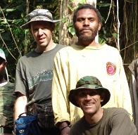 Woetzel and Guessman in Papua New Guinea in 2004